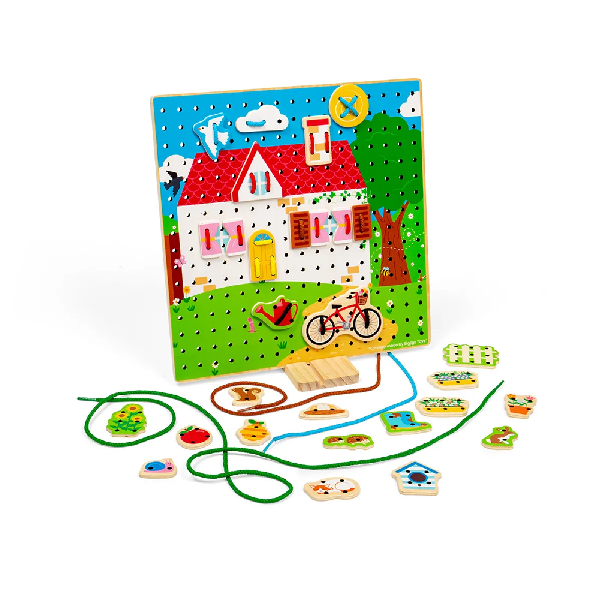 Bigjigs Toys House Jouet de dentelle