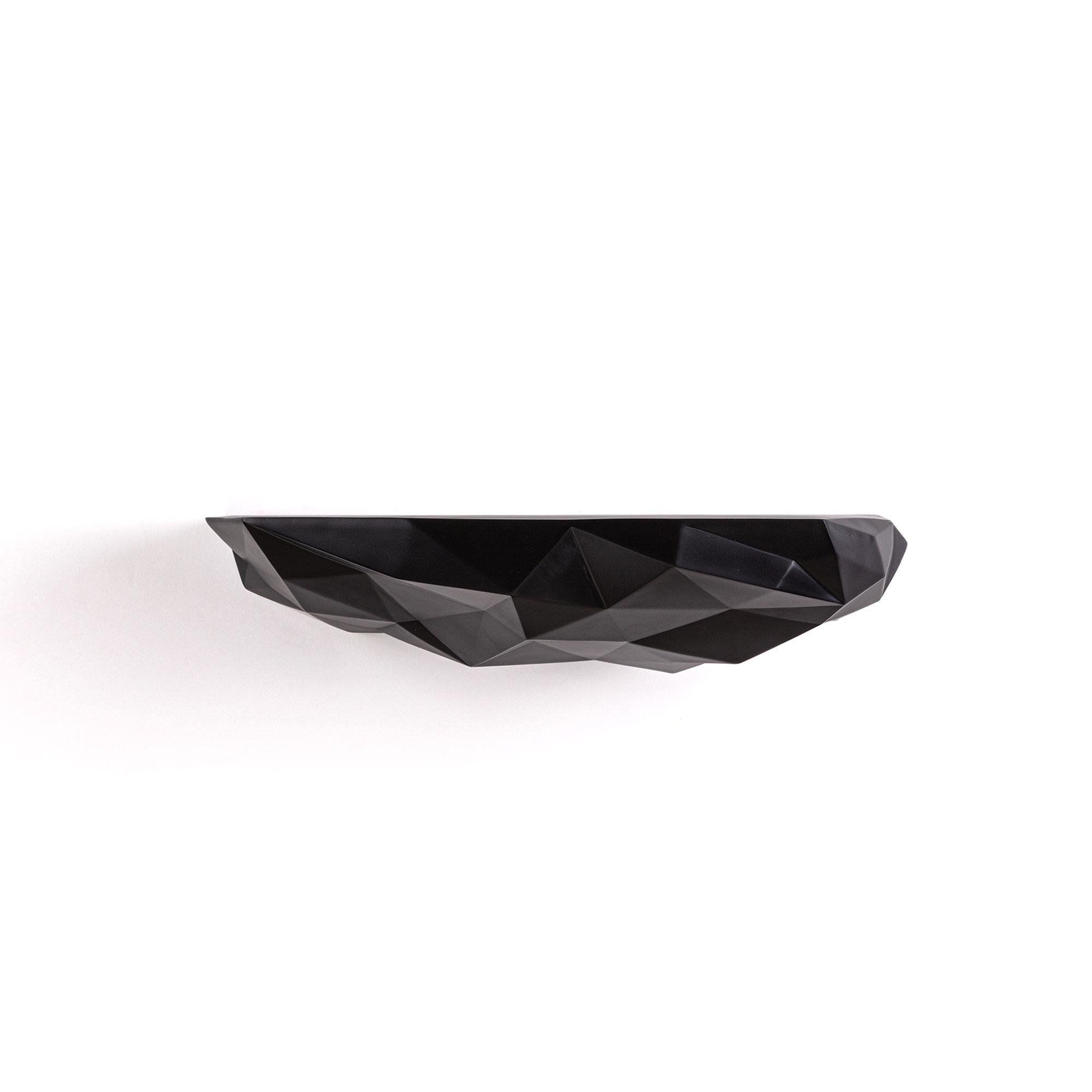 Space Rock wandplank medium wit