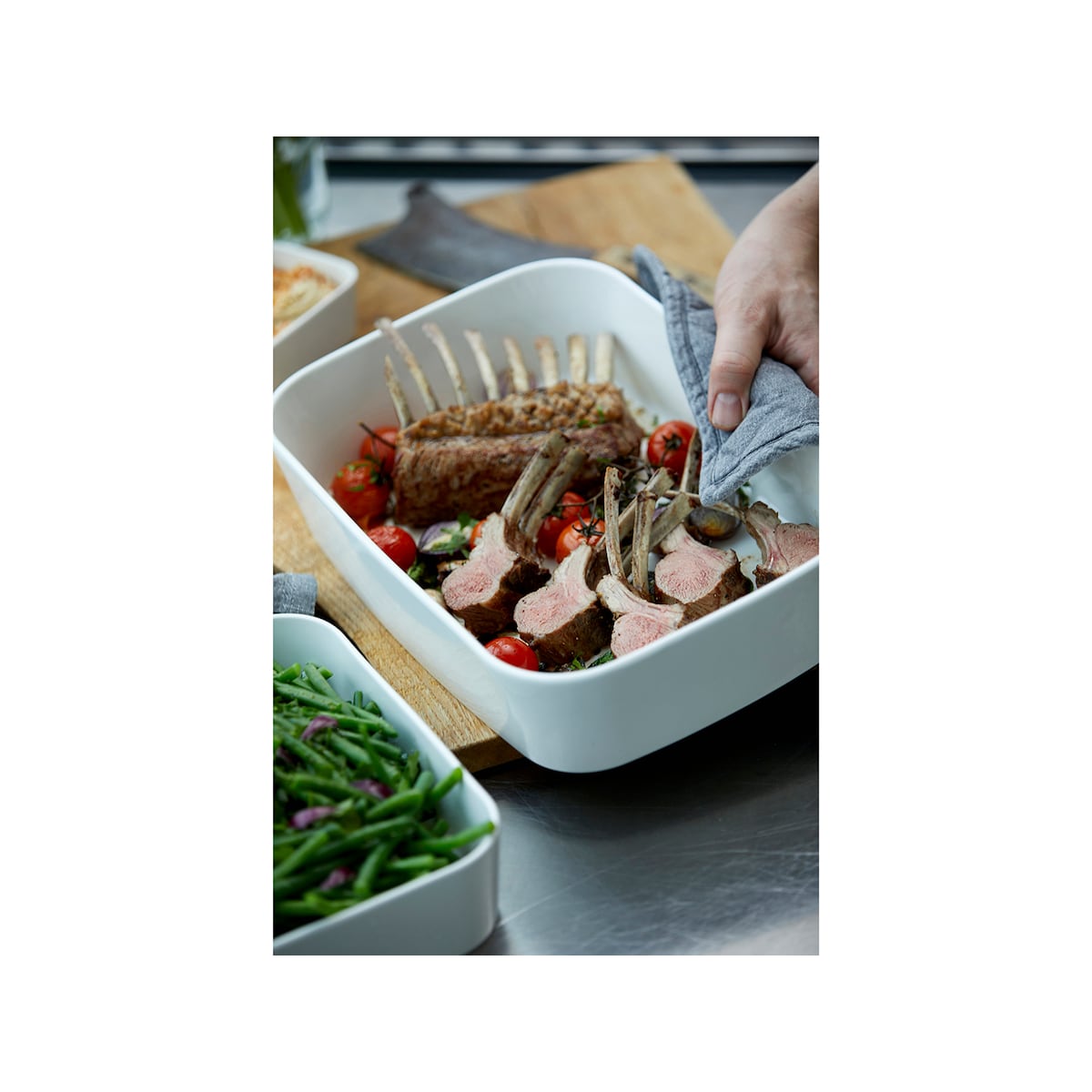 Rosti Modula Dish 15 x 11 x 5 cm White