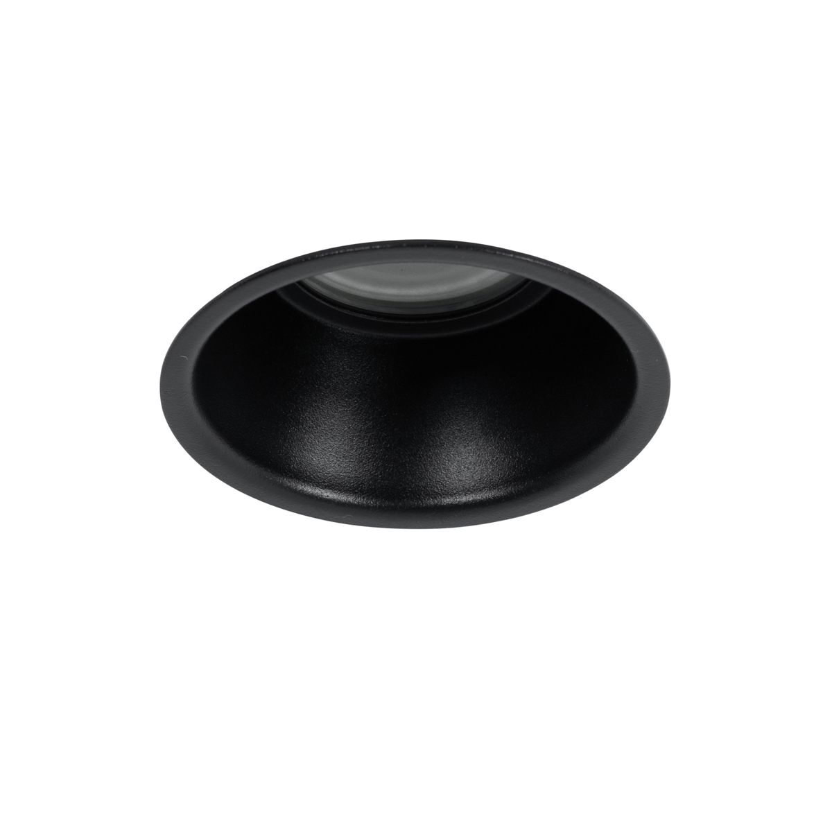 Set van 12 inbouwspots zwart GU10 50mm IP44 - Dept