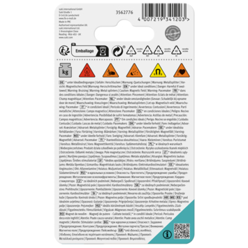 Magneet Neodymium met oog 20x31mm 2 stuks