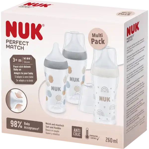 Perfect Match Temperature Control 3er-Set, ab 3 Monate, 260 ml