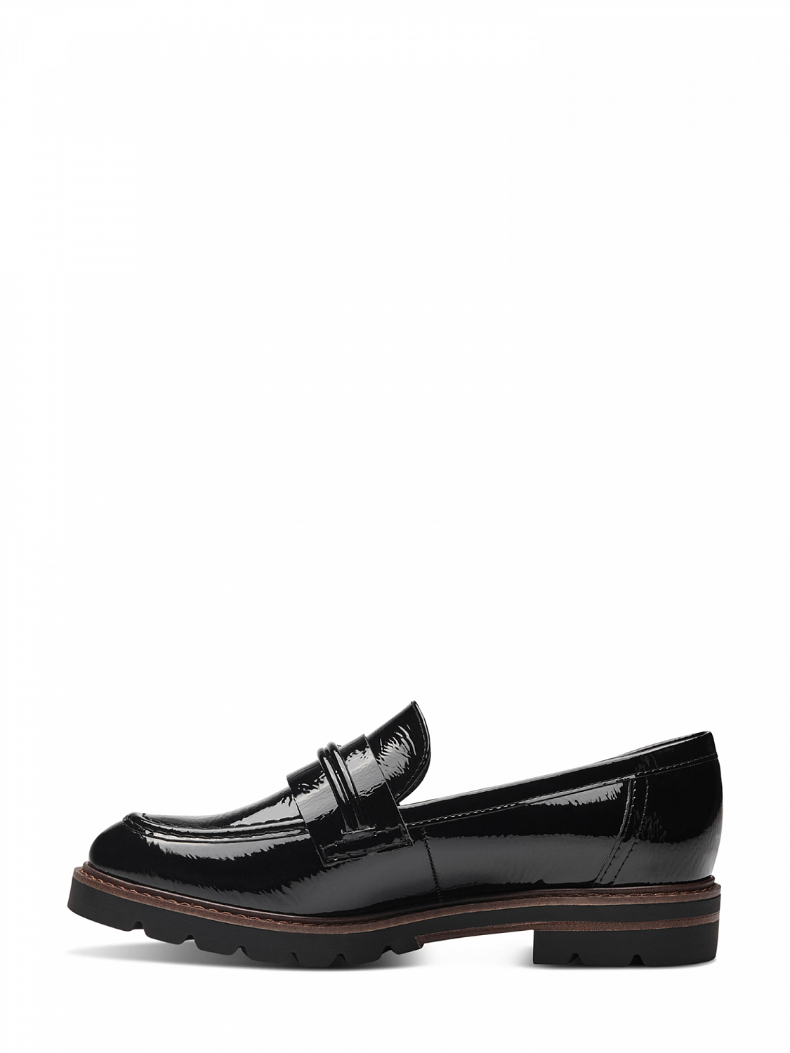 Marco Tozzi Black Patent Loafer