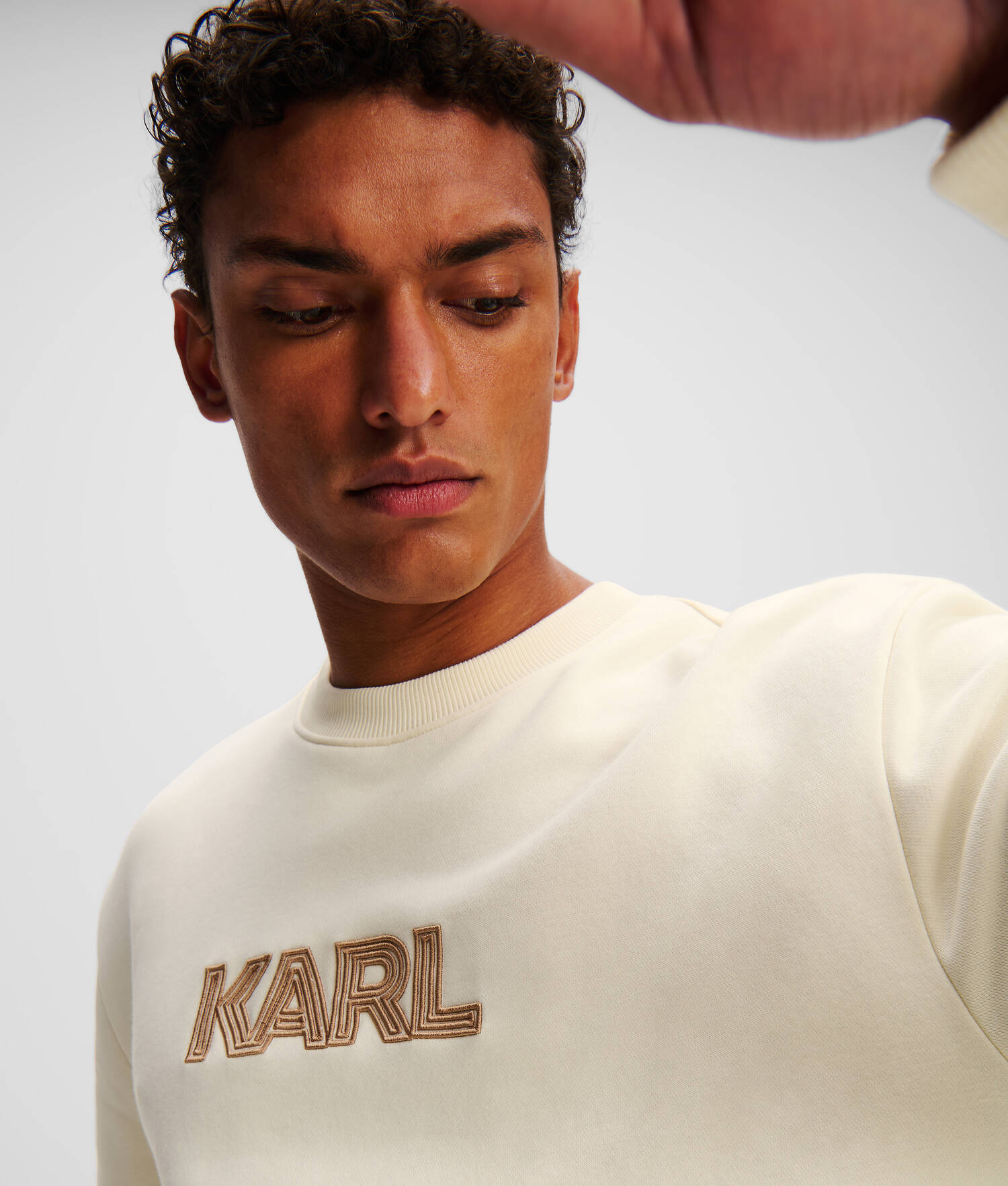 SWEAT-SHIRT À LOGO ART DECO KARL