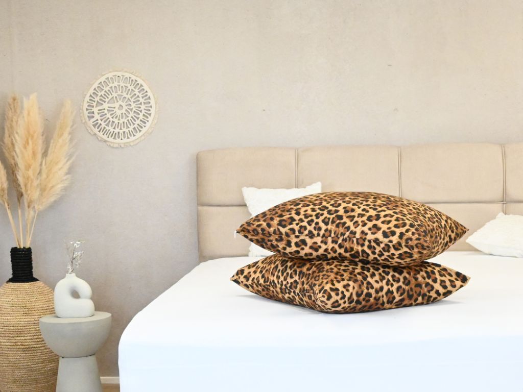 HappyBed Panter set van 2 kussenslopen - 60x70 cm