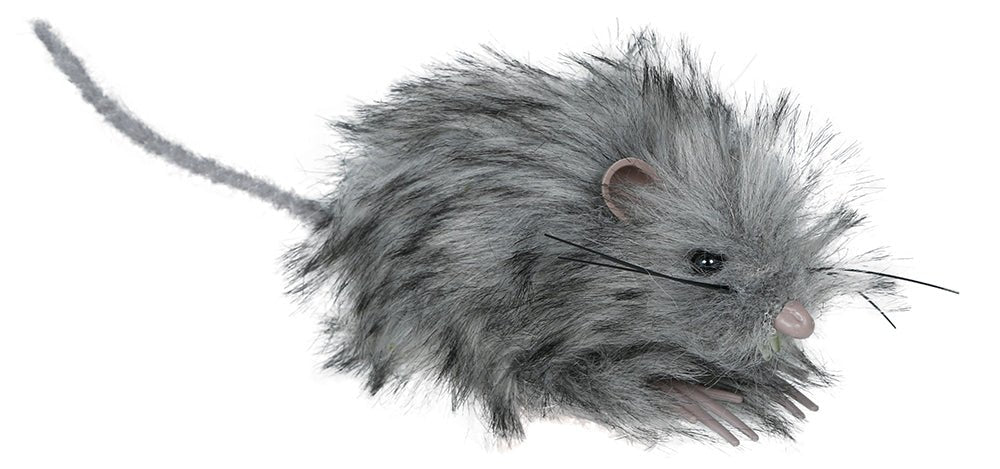 Grijze Nep Muis 11cm