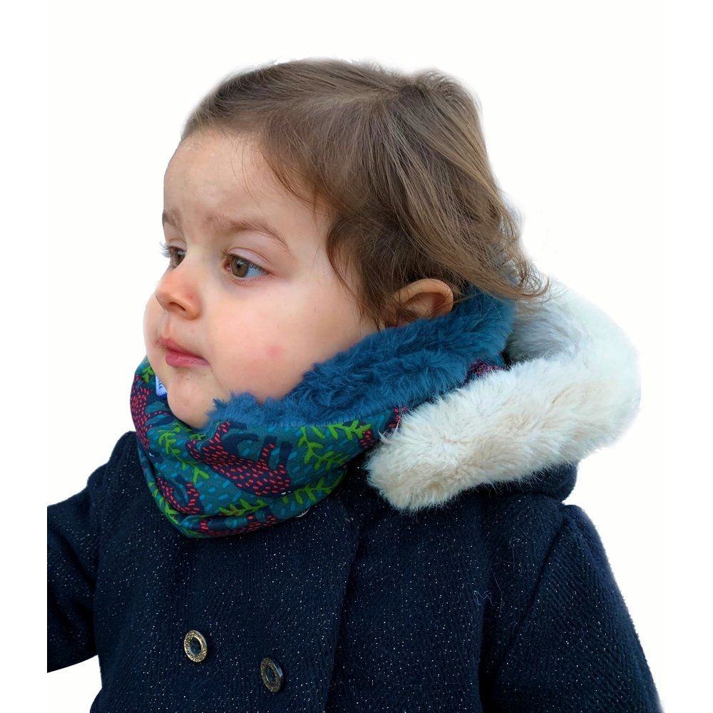 Echarpe Tube Enfant Loup Des Bois