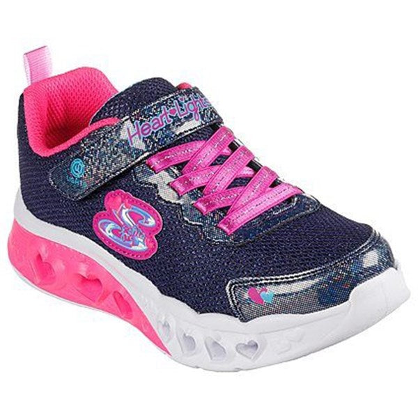 Flutter Heart Lights Sneakers Navy Multicolor