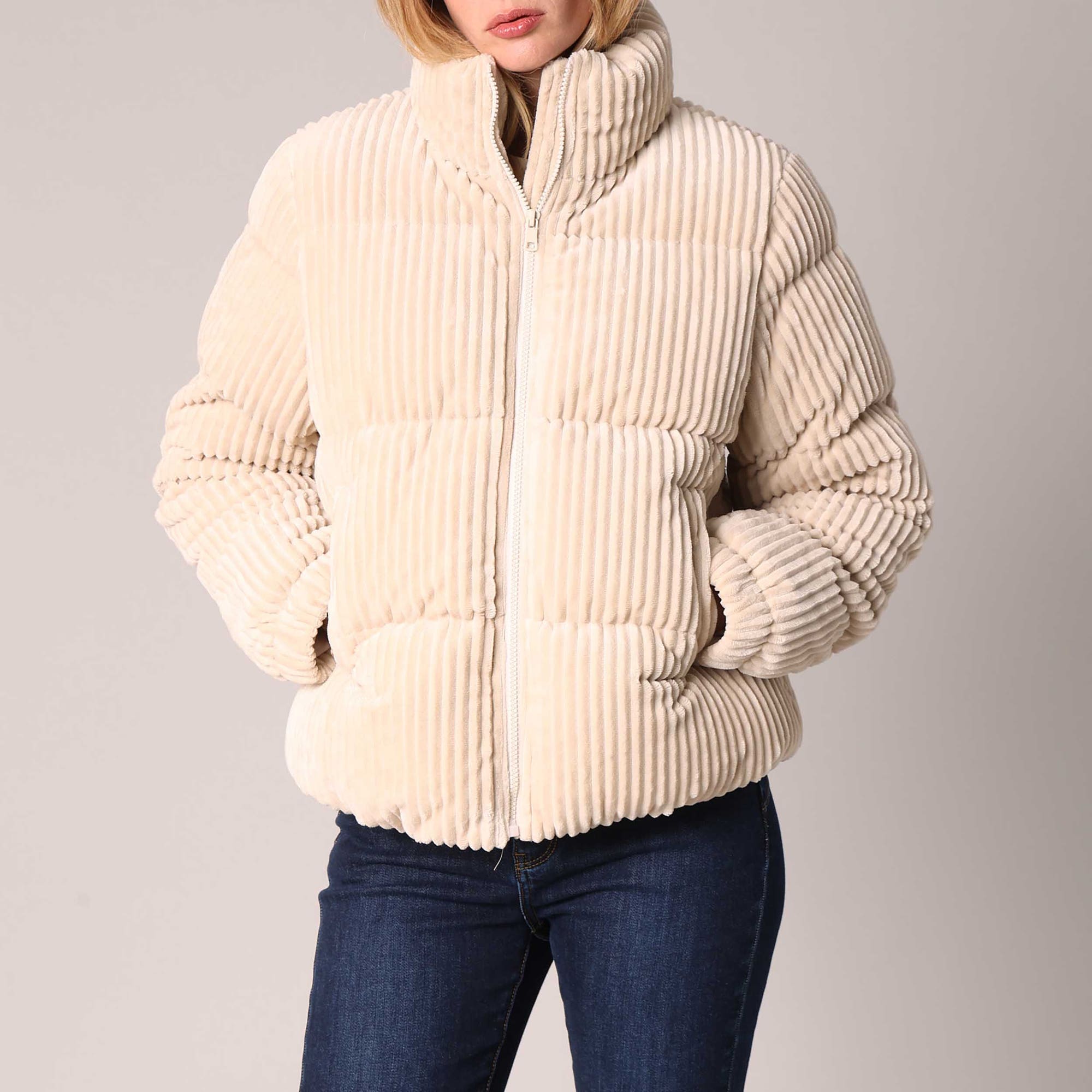 Doudoune Femme beige