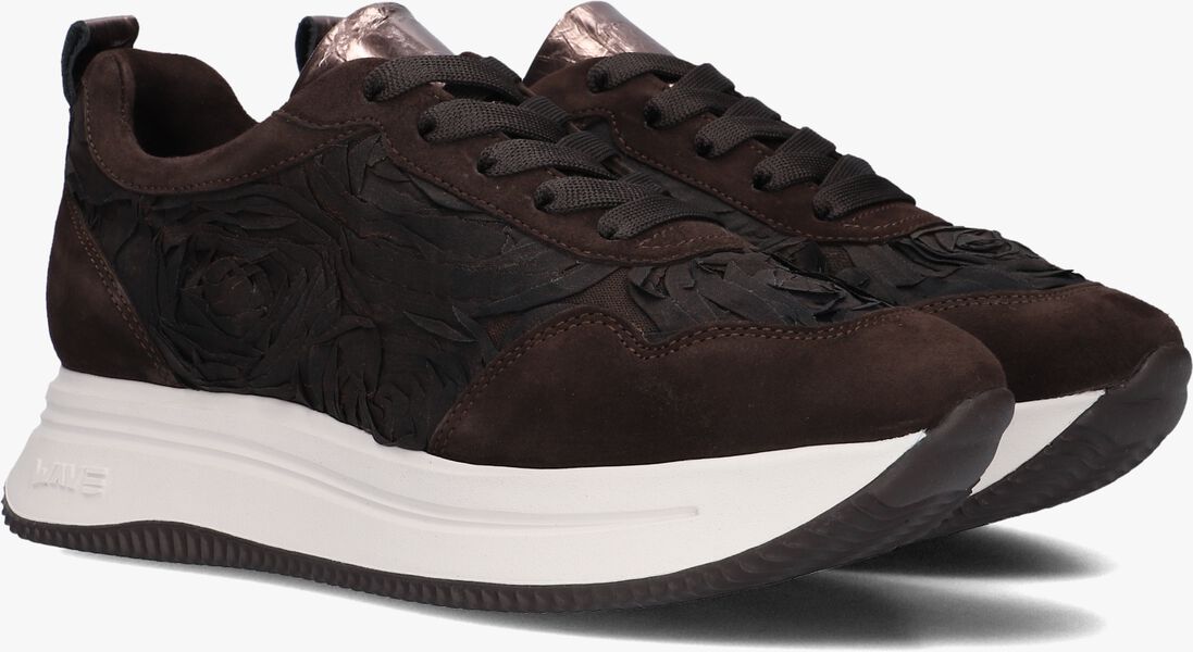 bruine softwaves lage sneakers 9.13.15