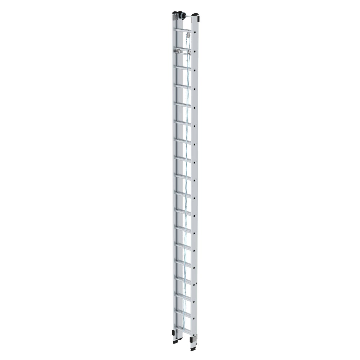 PROREGAL 2-delige touwladder zonder dwarsbalk 2 x 18 sporten