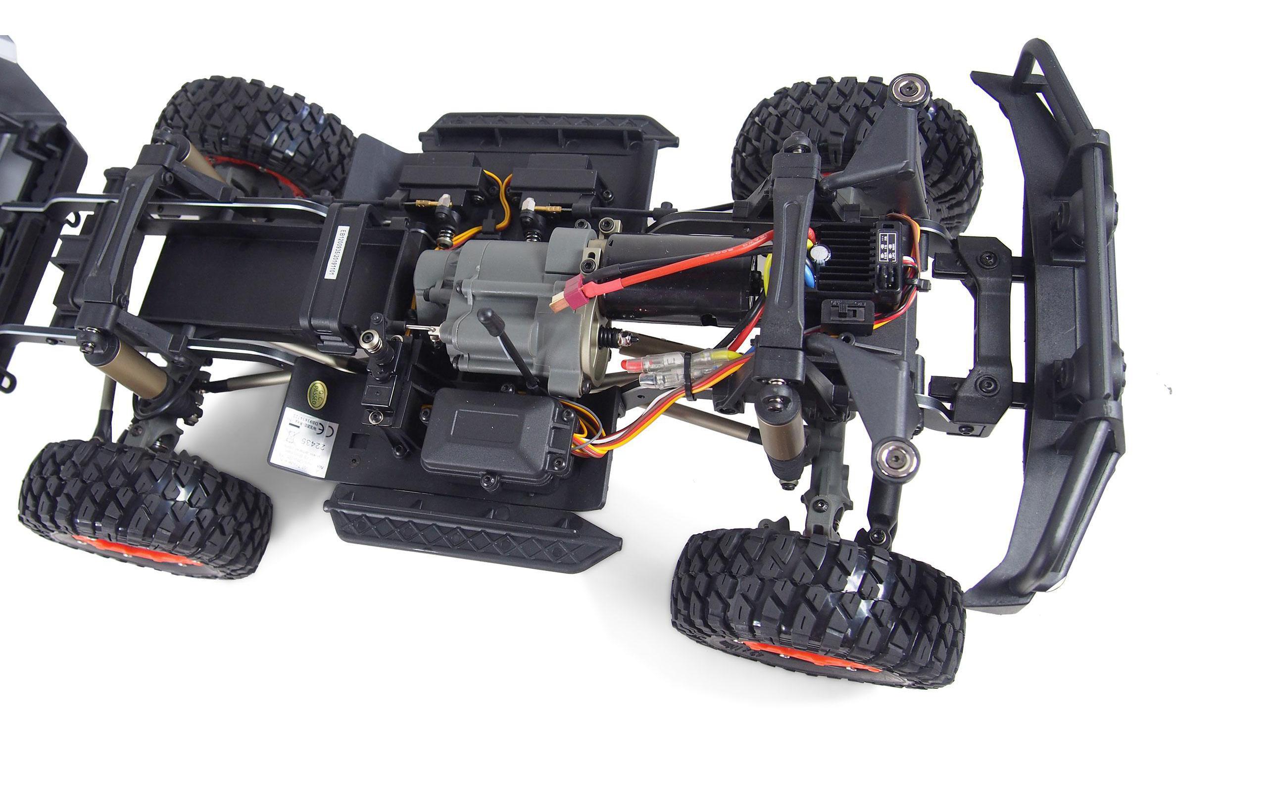 Scale Crawler AMXRock RCX10P Pro Weiss, ARTR, 1:10<br>Rockcrawler mit Differntialsperren, 2-Gang Getriebe und Portalachsen