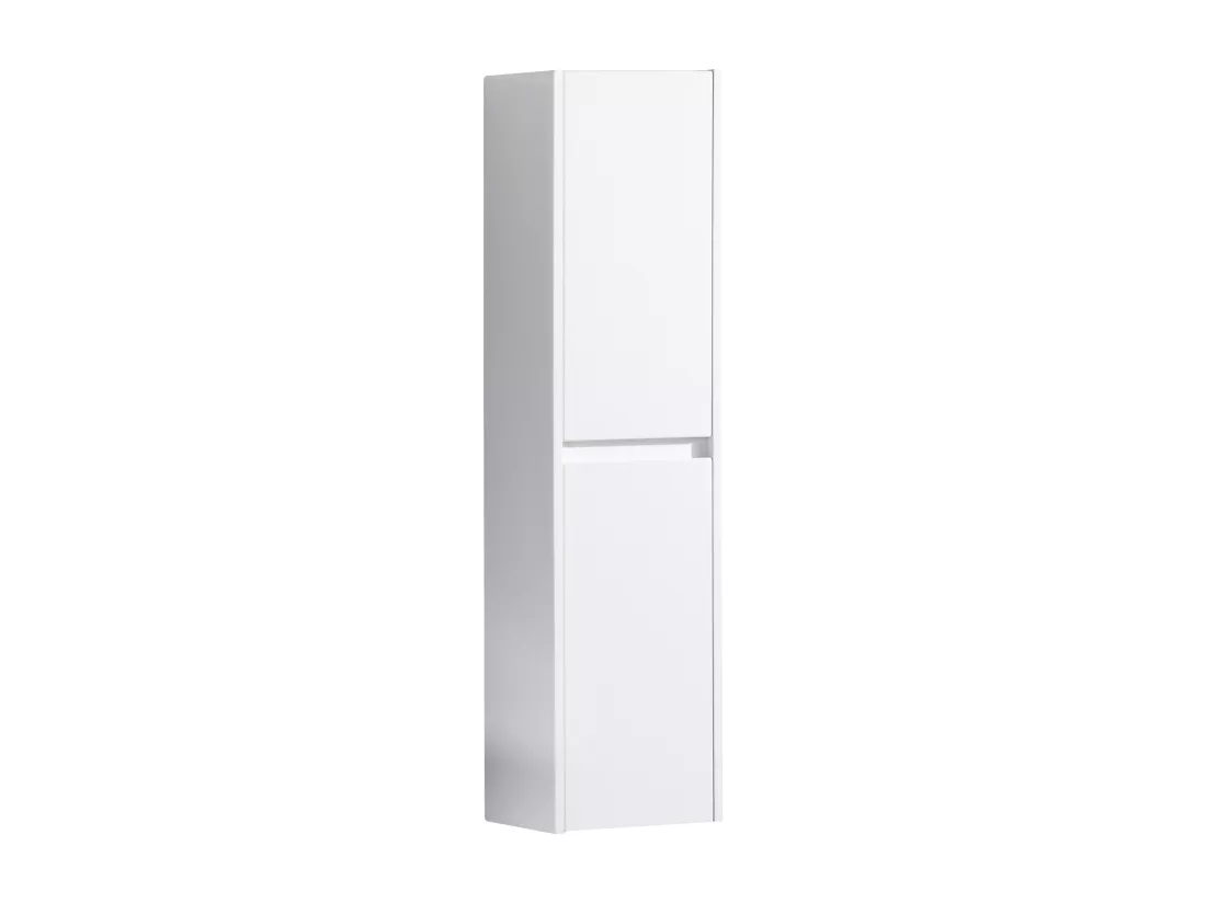 Colonne salle de bain 120 cm blanc laque Aquadoli