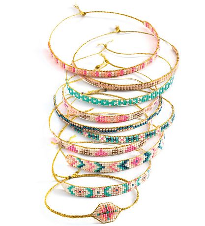 Djeco Armband Set m. Gewebe - Jewels to Create