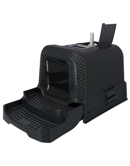 Adori Kattentoilet Rattan 69x42x41 cm - Kattenbak