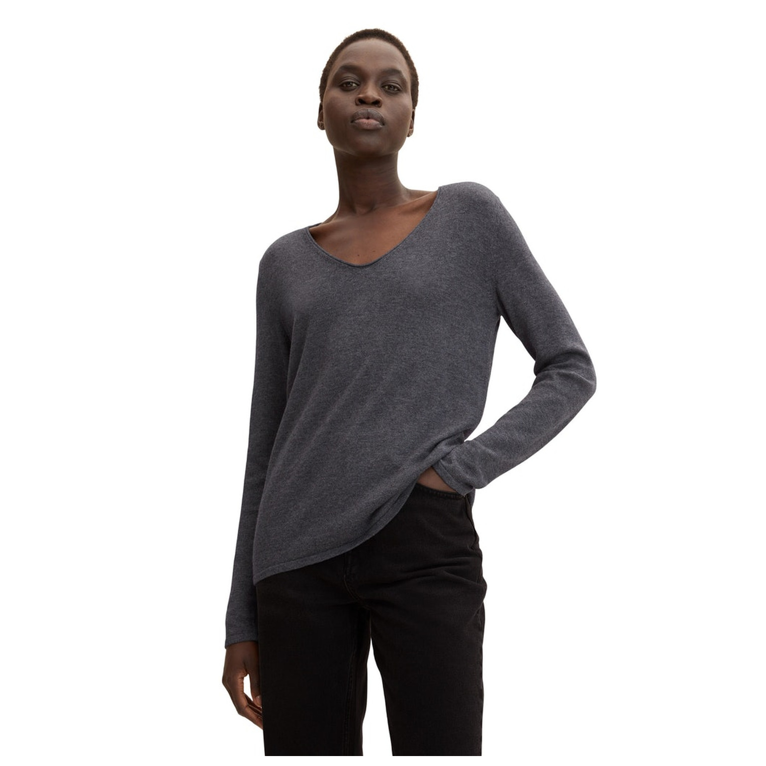 Tom Tailor Sweater basic v-neck
