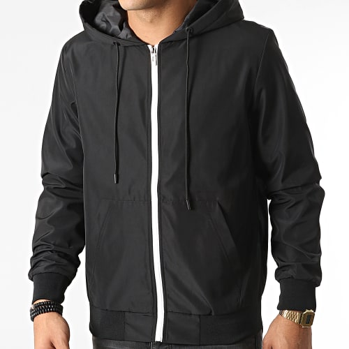 Veste Zippée A Capuche AGL020 Noir