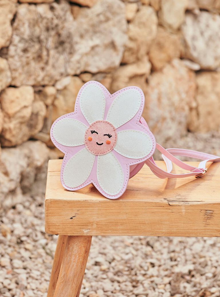 Sac rose en forme de fleur