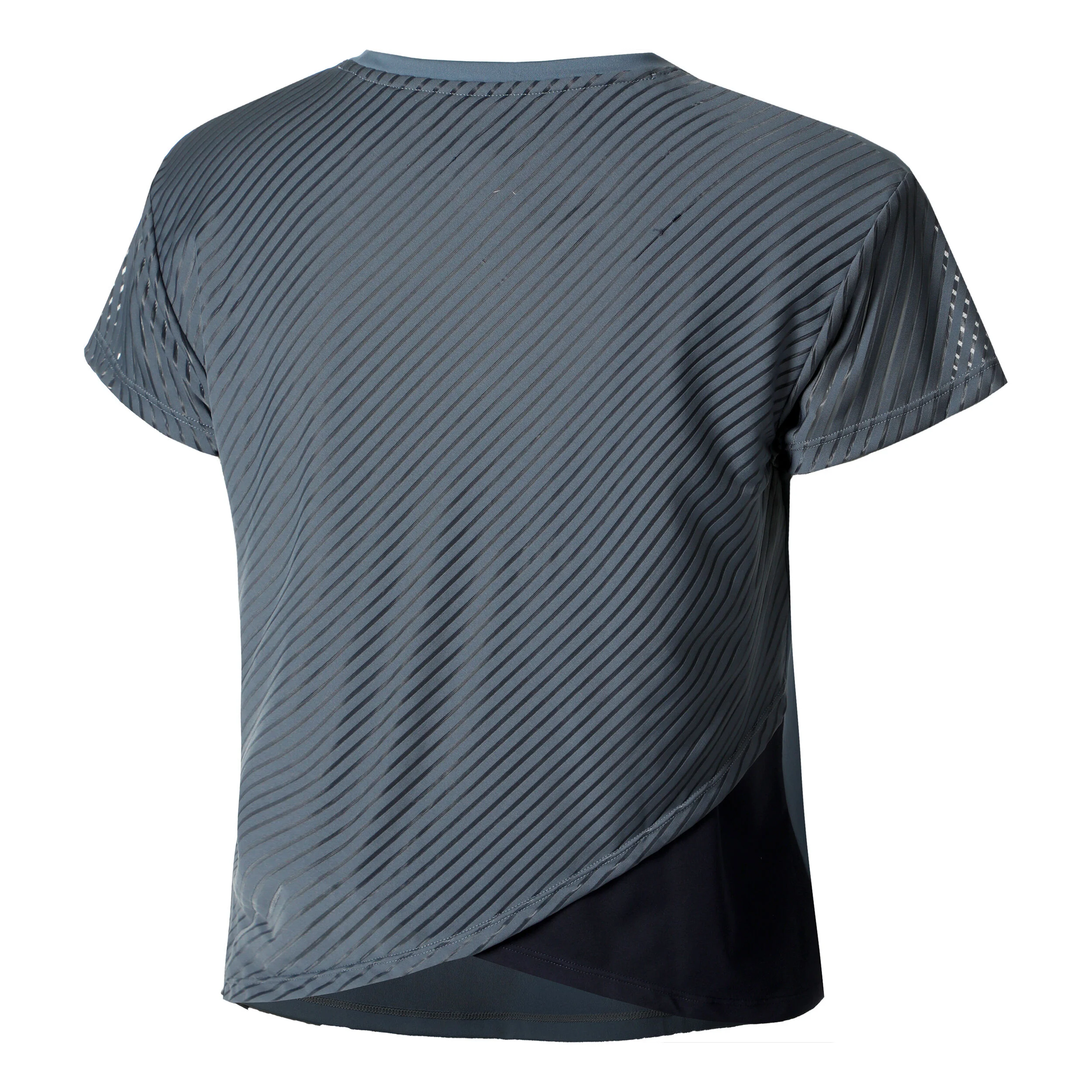 Quiet Please Perspectives Cross T-shirt Femmes - Bleu