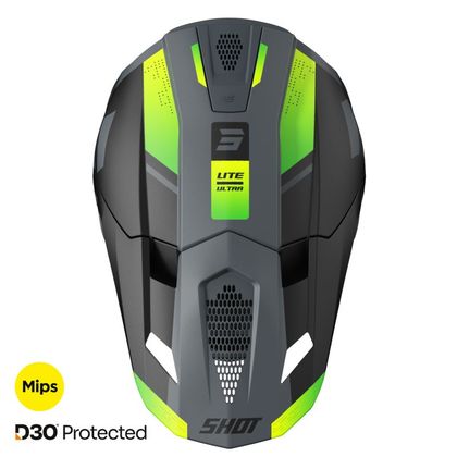 Casque cross Shot LITE - ULTRA 2025 - Jaune