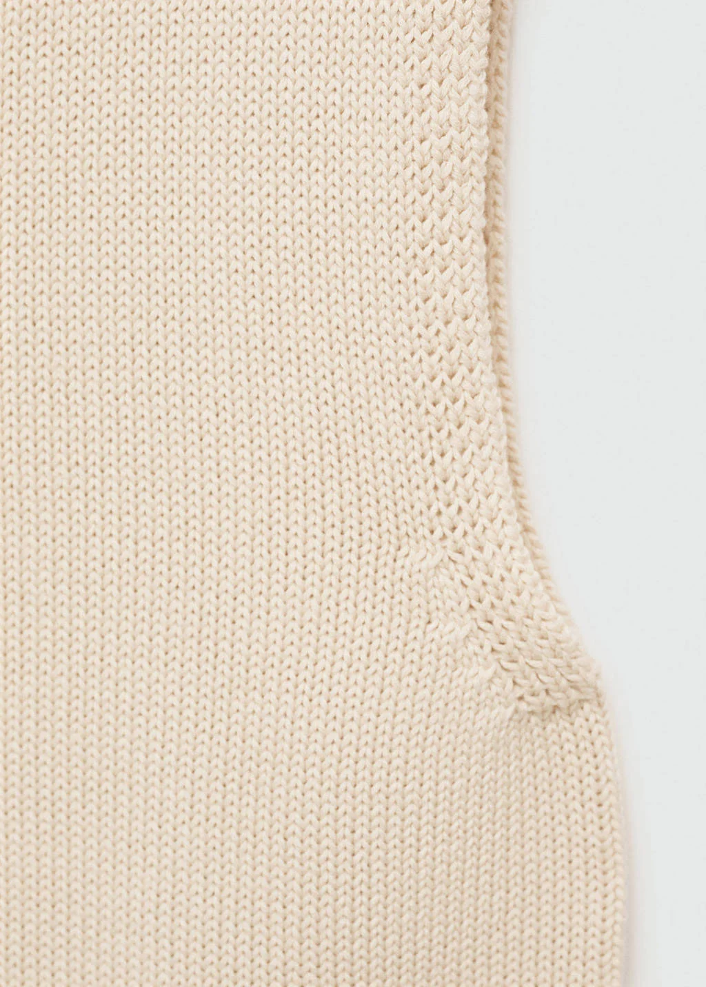 MANGO TEEN mouwloze top beige