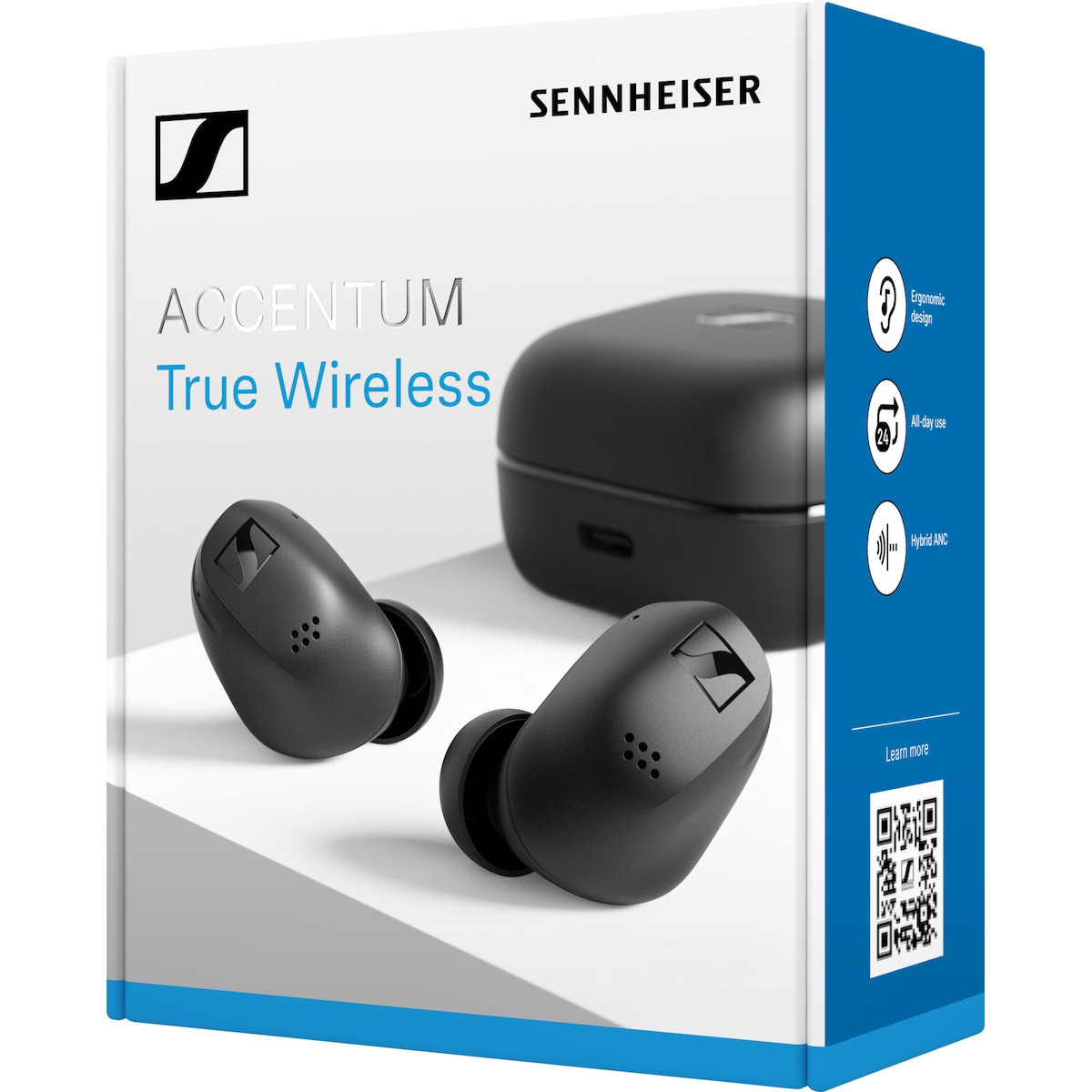 Sennheiser Accentum helt trådløse in-ear ørepropper (sort)
