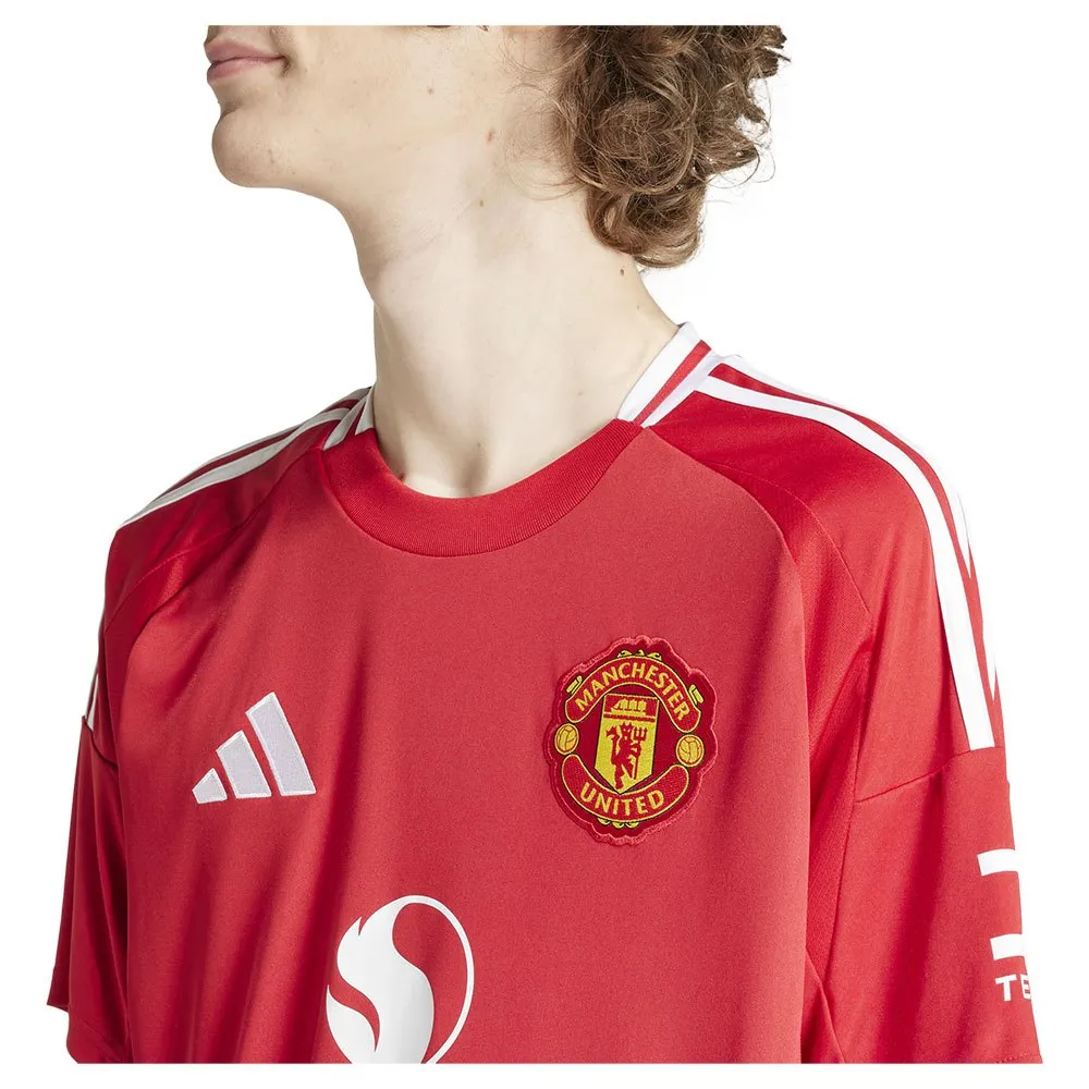 Camiseta adidas Manchester United Home de manga curta 24/25