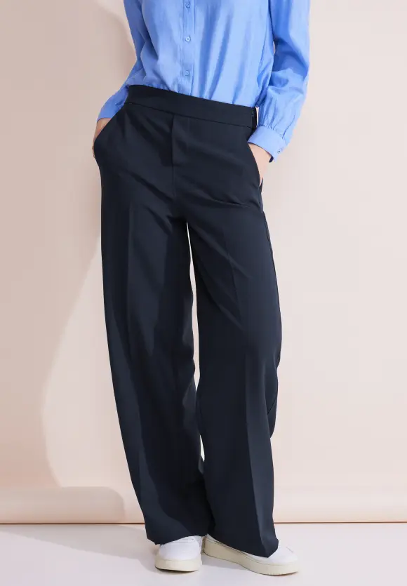 Loose Fit Twill Hose - deep blue