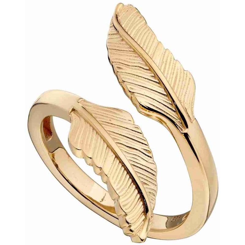 Bague plaqué or en argent 925/1000