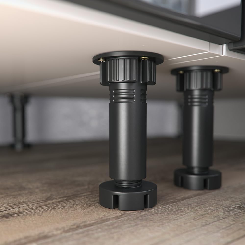 Vicco Küchenzeile Optima, Anthrazit Hochglanz/Weiß, 270 cm ohne Arbeitsplatte mit LED-Leisten