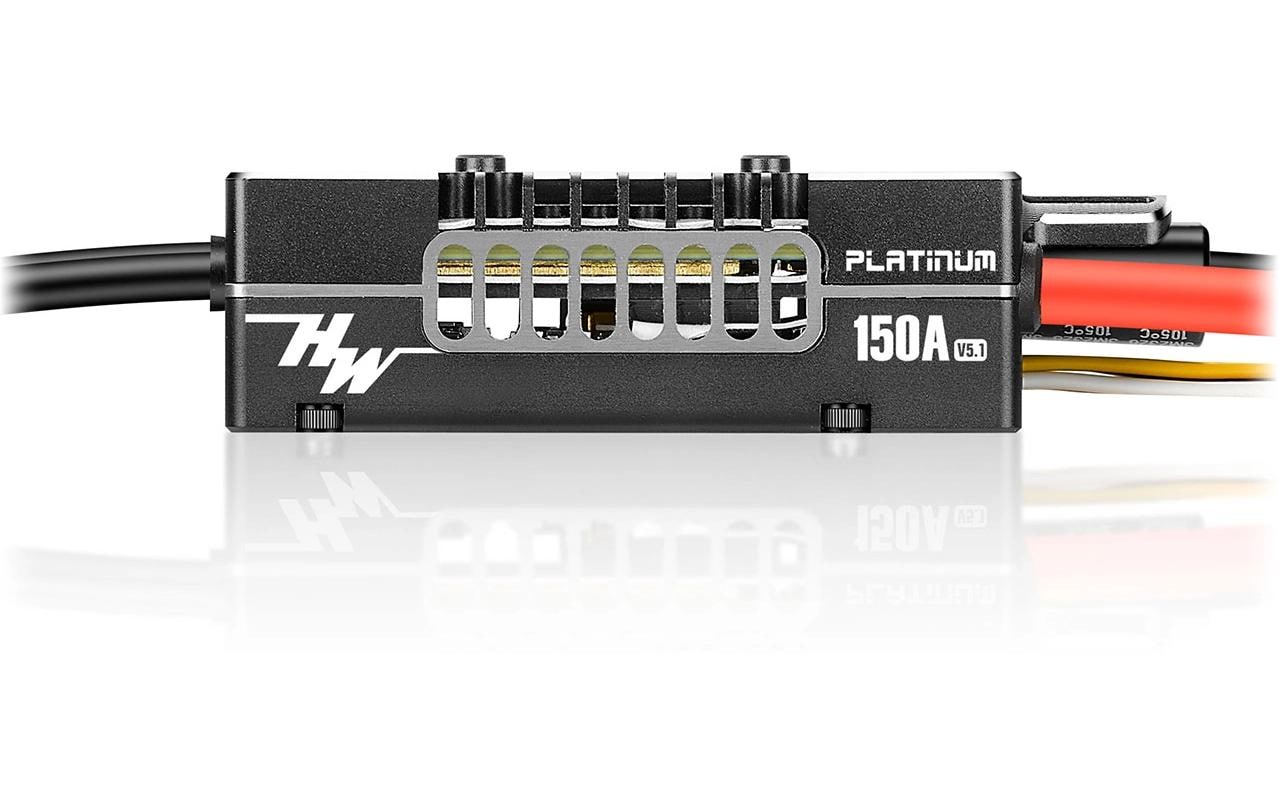 Brushless Regler Platinum Pro V5.1 150 A, 3-8S, BEC<br>Brushless ESC für Helikopter- und Starrflügler-Modelle