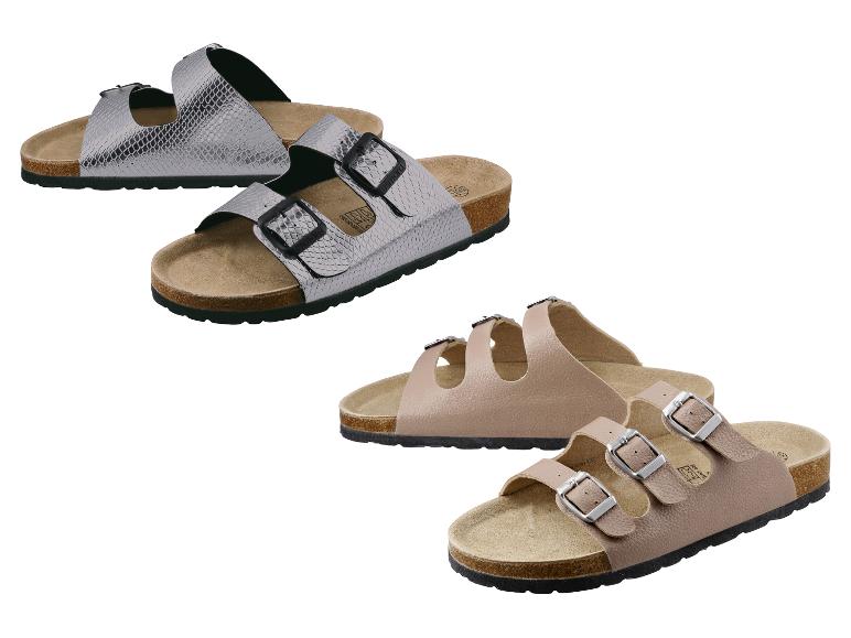 Leren dames slippers
