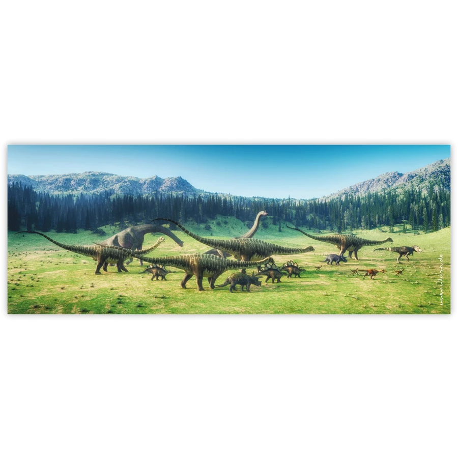 Nikima Stiftebecher Dinosaurier Stifteköcher inkl. 12 Dreikant Buntstiften bunt