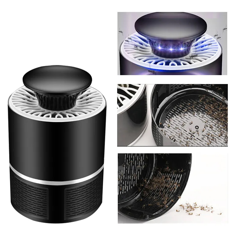 Elektrische USB Photokatalyse Anti Moskito Insekten Lampe Mücken Falle - Weiss