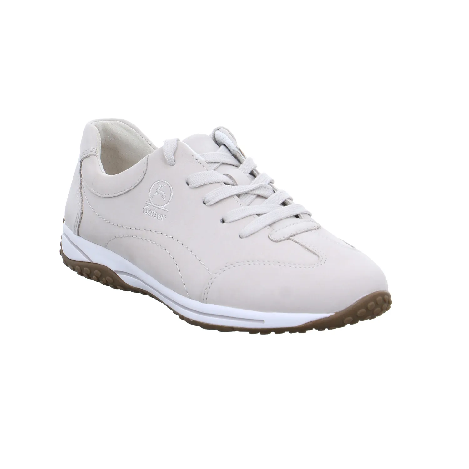 GABOR Comfort-Schnürer Beige Leder