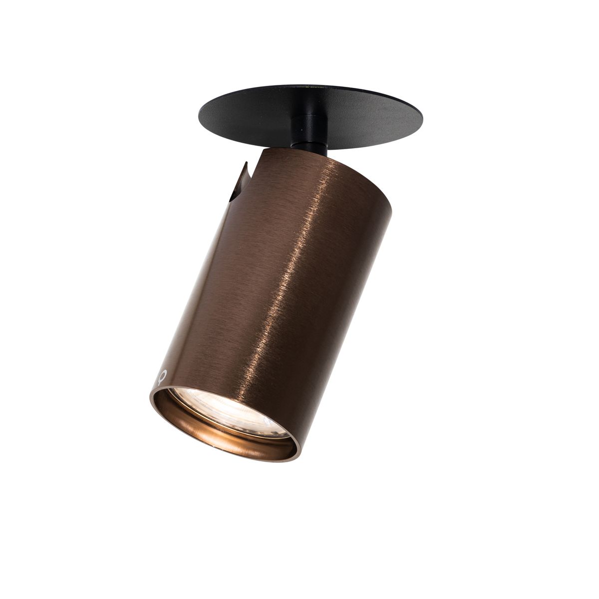 Moderne inbouwspot donker brons GU10 50mm - Chels
