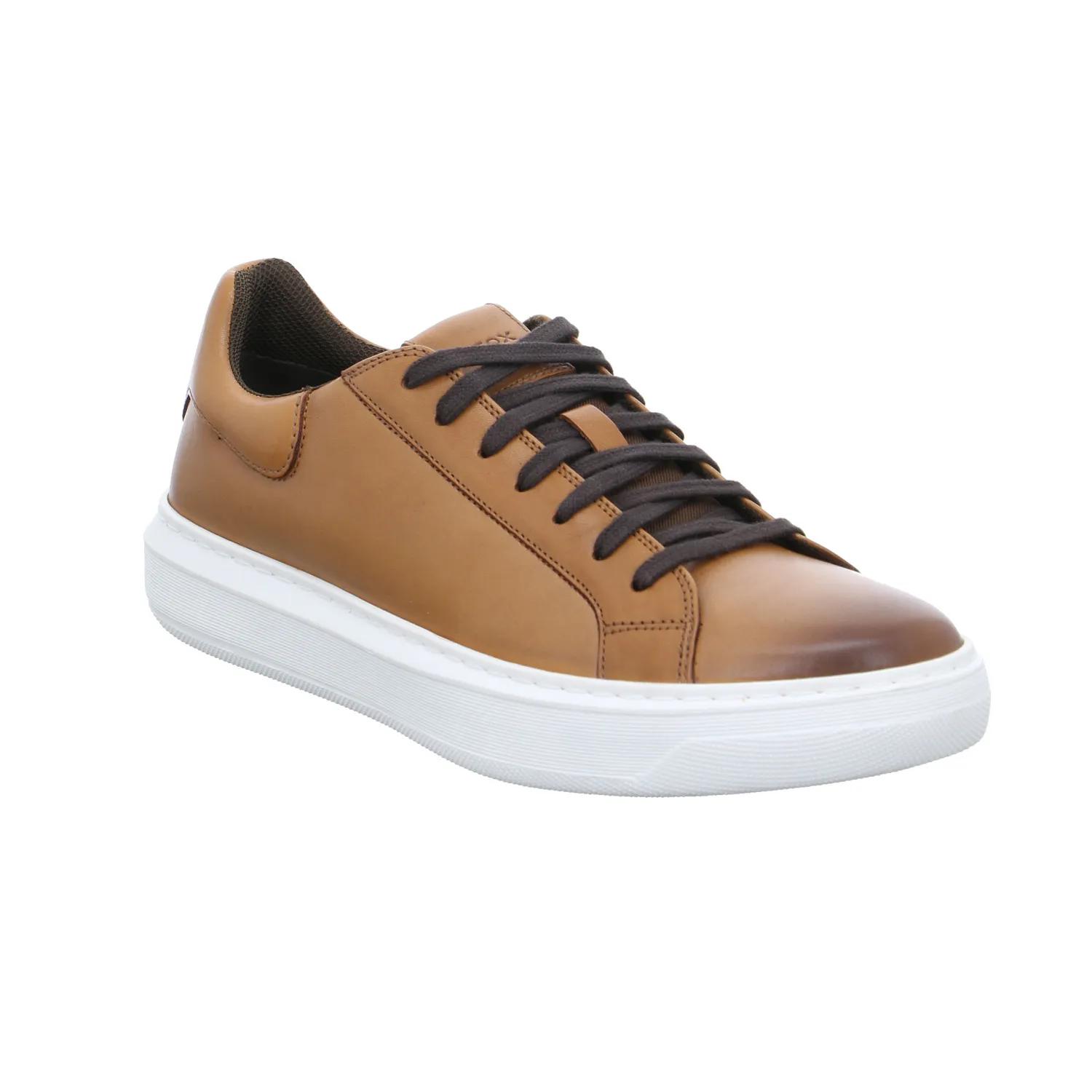 GEOX Halbschuhe Sneaker Cognac Leder