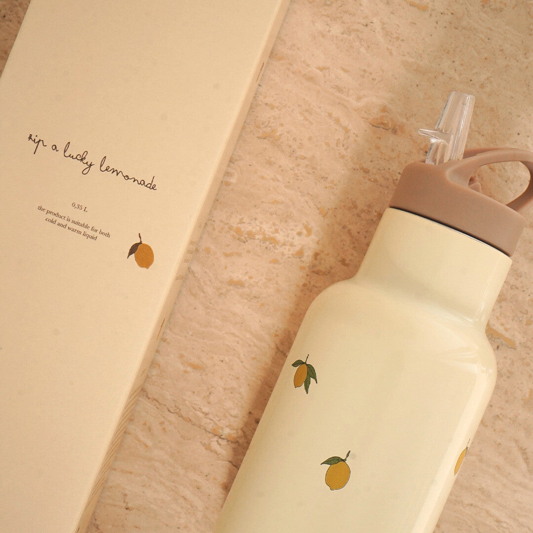 Konges sløjd rvs thermosfles lemon - 350 ml