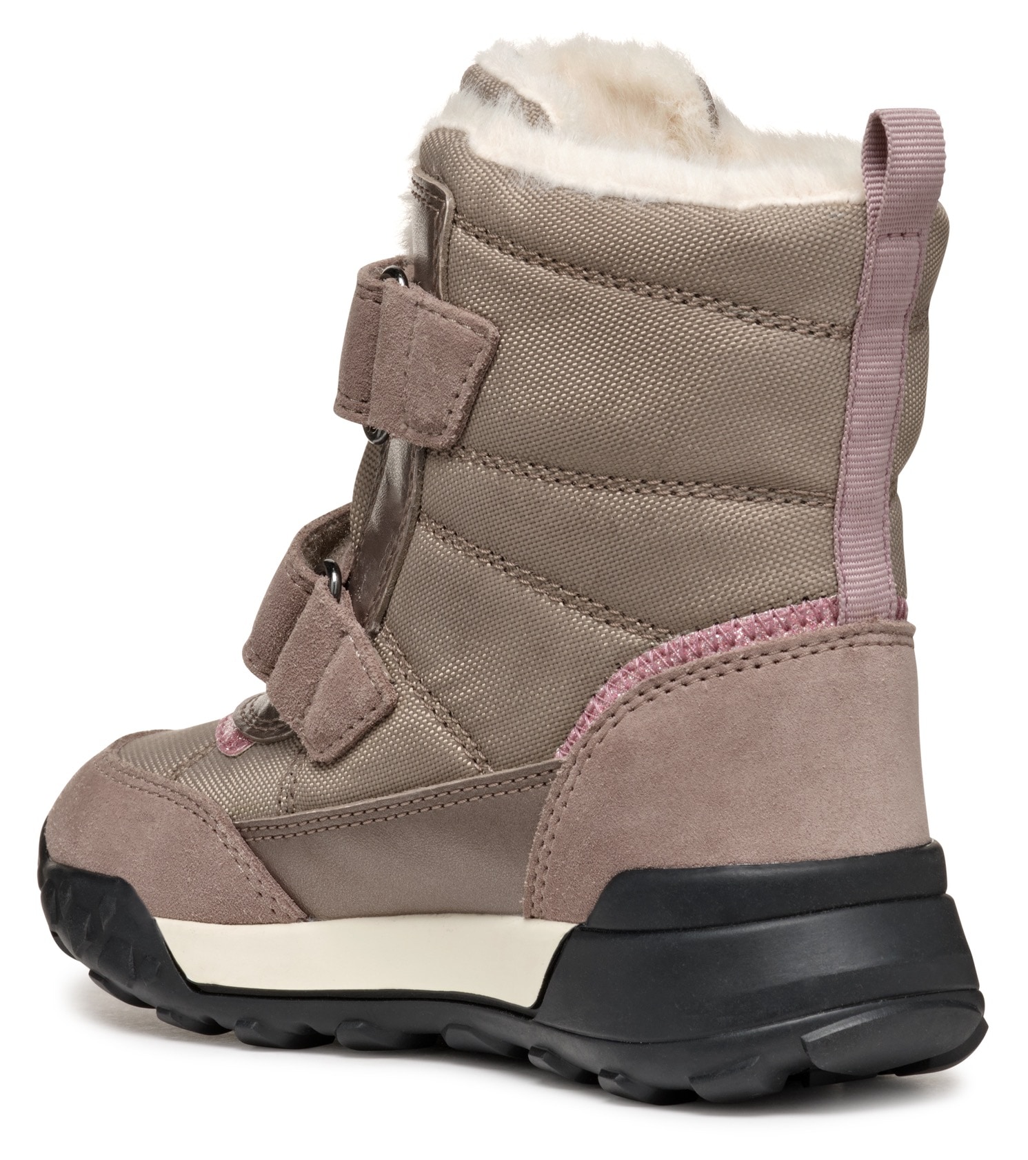 Geox Winterstiefel »J TREKKYUP GIRL B ABX«  Klettstiefel, Snowboots, Winterstiefel mit Warmfutter