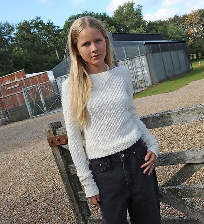 Grønt Bluse - Saron - Off White
