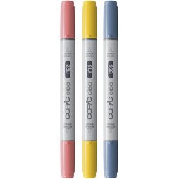 Marqueur ciao, set de 3 'Brilliant Palette'