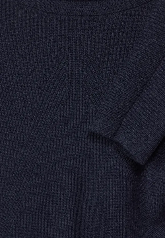 Rollkragenpullover - deep blue