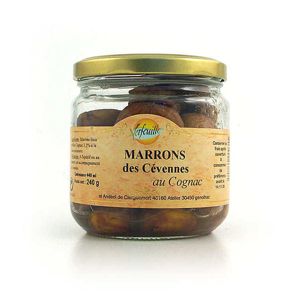 Marrons au cognac bio