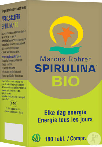 Marcus Rohrer Spiruline Bio Complément Alimentaire Énergie Journalière 180 Comprimés