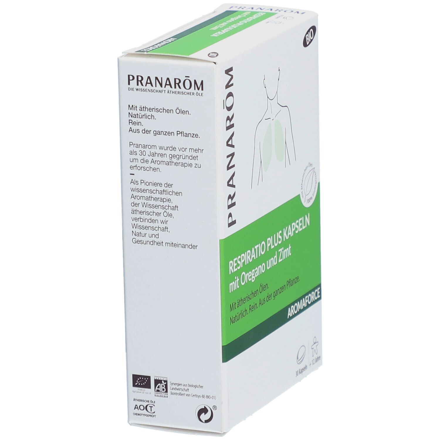 PRANAROM RESPIRATIO PLUS KAPSELN mit Oregano und Zimt