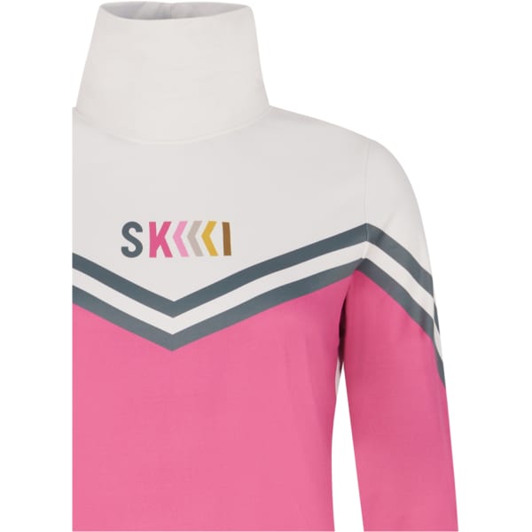 Sweat polaire PROTEST PRTMERCI 1/4 ZIP ACTIVE TOP W ROSE DUST