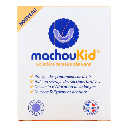 Machoukid gouttière dentaire enfant - Succion tardive, bruxisme