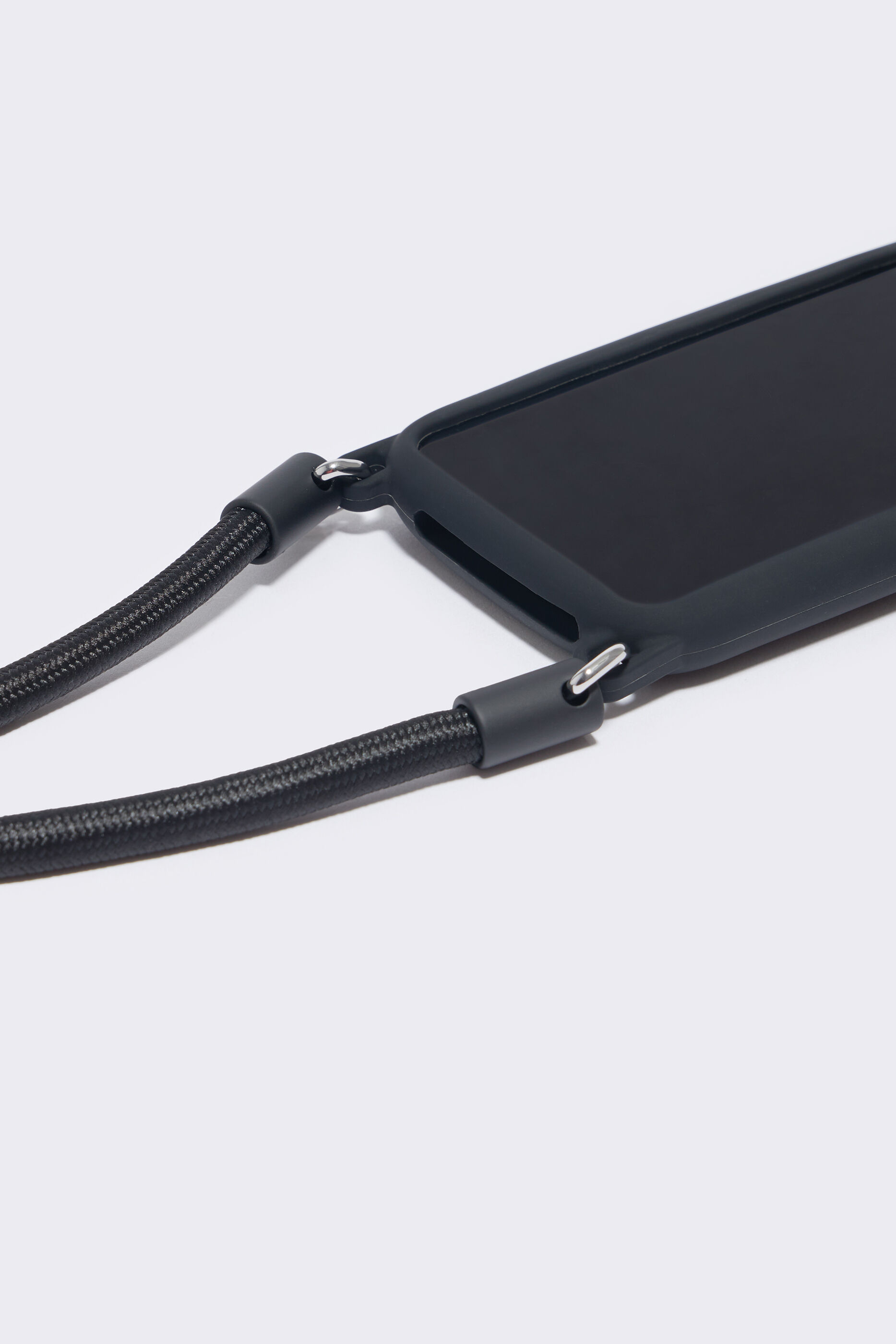 Capa preta com logo para iPhone 13 mini