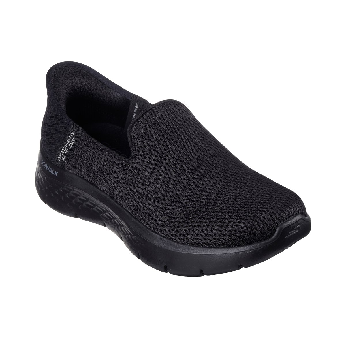 2X les points-Go_walk_flxr-Baskets - Talon plat - Noir/Noir