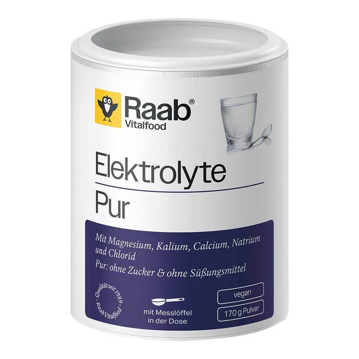 Raab Vitalfood Elektrolyte pur Pulver, 170 g